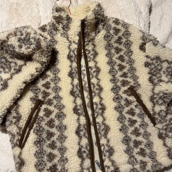 ETOILE ISABEL MARANT Mackensy Fuzzy Zip-Front Jacket - Picture 4 of 9